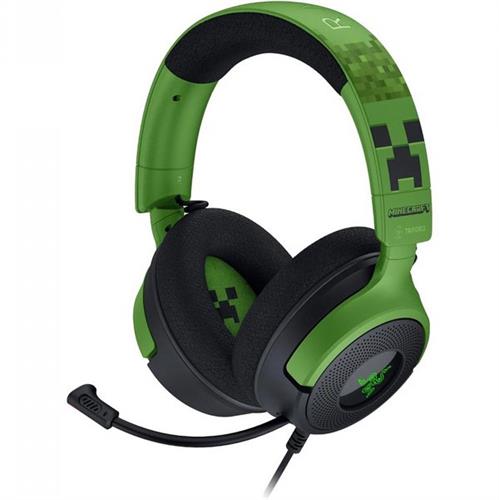 אוזניות גיימינג Razer Kraken V4 X Minecraft Edition