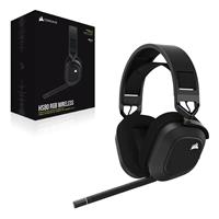 אוזניות קשת אלחוטיות לגיימינג Corsair HS80 RGB WIRELESS Premium צבע שחור