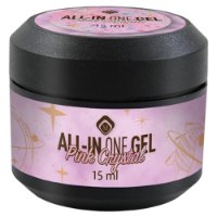 ג`ל בניה צבעוני All in One Gel Pink Crystal
