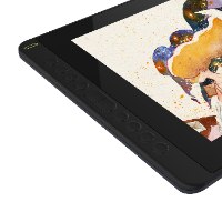 לוח גרפי עם מסך - HUION KAMVAS 16 (2021) BLACK (GS1562) DRAWING DISPLAY