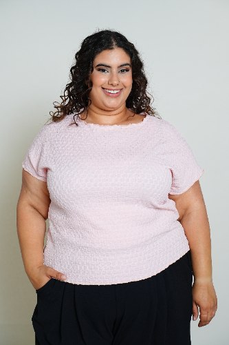 חולצת מונה ורוד