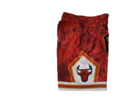 מכנסיי NBA שיקאגו בולס מיוחדות אדומות