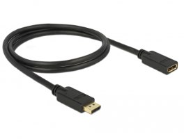 כבל מאריך Delock DisplayPort 1.2 Extension cable 4K 60 Hz 1 m