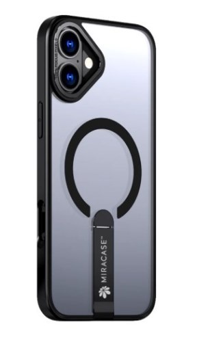 קייס לטלפון נייד מירקייס דגם Mirastand עבור iPhone 16 שחור