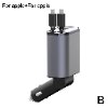 2 כבלים של APPLE - מטען מהיר לרכב 4 ב-1 TurboDrive