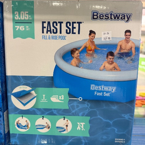 בריכת פטנט 3 מטר bestway