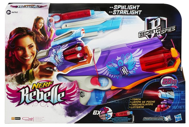 רובה חיצים נרף בלאסטר A6762 NERF Rebelle Spylight