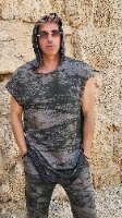 גופיית פסטיבלים קפוצ'ון Olive Tribal – פרנץ' טרי