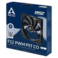 Arctic F12 PWM PST CO Black 12cm Ball Bearing Case Fan