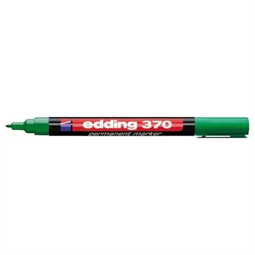 טוש פרמננט 370 טיפ 1 מ"מ ירוק אדינג edding