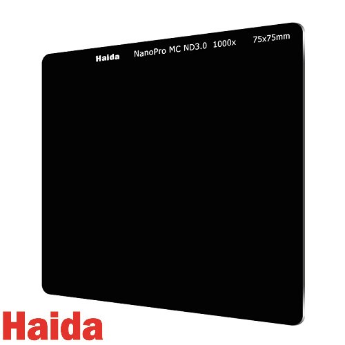 Haida 75 x 75mm NanoPro MC ND 3.0 Filter (10-Stop) פילטר 10 סטופים ND מרובע ציפוי איכותי NanoPro