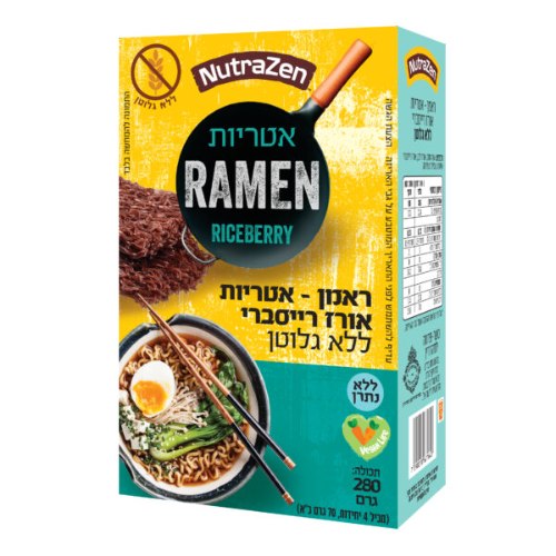 אטריות ראמן רייסברי ללא גלוטן נוטרה זן