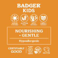 קרם הגנה badger|ילדים בניחוח עדין של תפוז 40spf