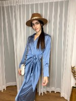 שמלת אנג'לינה תכלת