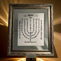 למנצח מנורה על קלף