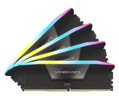 ז. לנייח CORSAIR VENGEANCE RGB 64GB 4x16GB DDR5 6200MHz C32