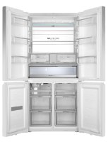 מקרר 4 דלתות האייר זכוכית לבנה 681 ליטר Haier HRF825FW