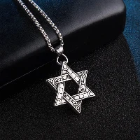 שרשרת מגן דוד לגבר