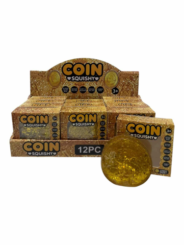 סקווישי מטבע נצנצים - Squishy Glitter Coin  YYP-137-5