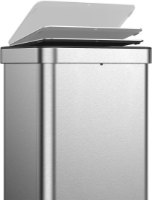 פח אשפה נירוסטה חיישן אוטומטי Eko Econova EK9578 60L – מבט מקרוב על המכסה העליון הפתוח