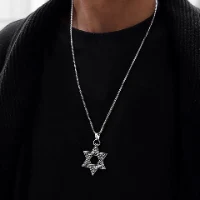 שרשרת מגן דוד לגבר