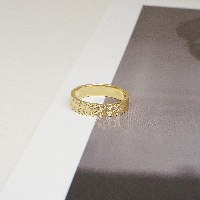 טבעת נישואין מעוצבת חריטת לייזר