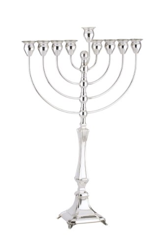 חנוכיה מכסף טהור 925 פריז s