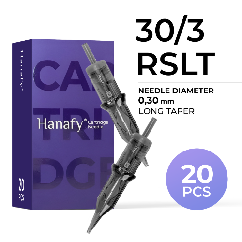 סט 20 מחטים HANAFY 30/3 RSLT