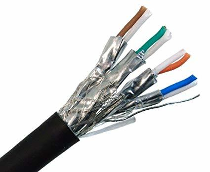 כבל רשת CAT7 חיצוני 100 מטר – Z-LINK NYY עם מוליכי נחושת טהורה