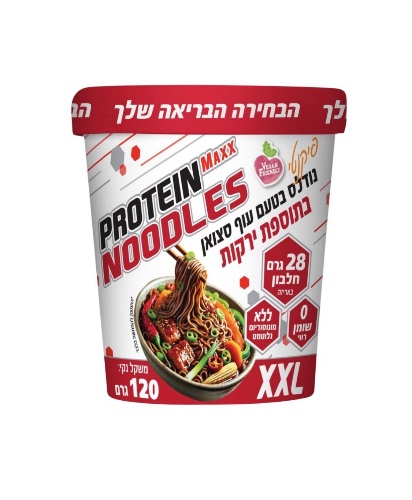 נודלס חלבון פרוטאין מקס בטעם עוף סצ׳ואן | Protien Maxx Noodles