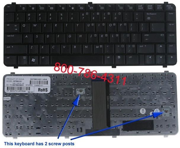 החלפת מקלדת למחשב נייד קןמפאק Compaq Laptop 511 , 610 keyboard 537583-BB1 537583-001