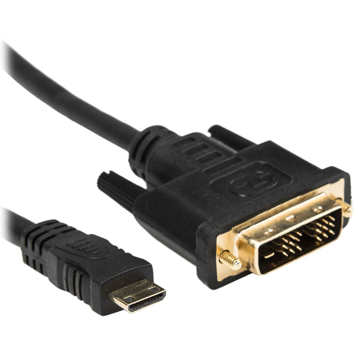 כבל מתאם Mini Hdmi זכר לחיבור DVI 24ּּּּּ+1 זכר באורך 2 מטר