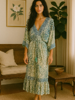 שמלת בוהו שרוולים