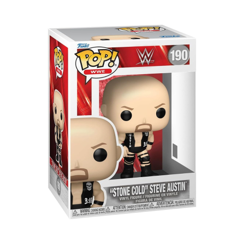 פופ  סטון קולד סטיב אוסטין  -  Funko Pop WWE Stone Cold Steve Austin #190