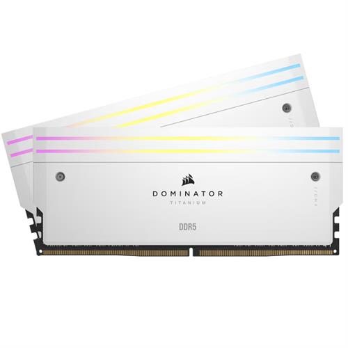 Corsair Dominator Titanium RGB DDR5 32GB (2x16GB) 6000 CL30 White XMP 3.0