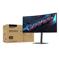 מסך Gigabyte GS34WQCA 34 WQHD VA 1Ms 120Hz HDR10 Curved Vesa100