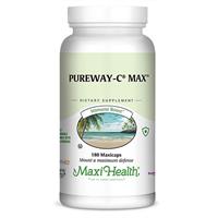 --- ויטמין C לא חומצי  עם ביופלבנואידים 500 PureWay-C  -- מכיל 180 טבליות, Maxi Health