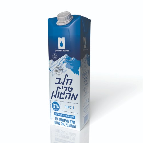 חלב טרי מהגולן 3% - מחיר בפיקוח ממשלתי
