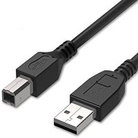 כבל מתאם USB2.0 זכר A לחיבור USB2.0 זכר B באורך 1.5 מטר