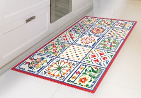 שטיח פי.וי.סי אקלקטי סקנדינבי  TIVA DESIGN קיים בגדלים שונים