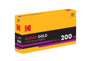 Kodak Gold 200 120  למצלמות מדיום פורמט תכולה: סרט אחד