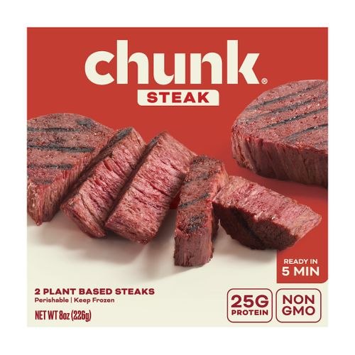 סטייק טבעוני 2 יחידות Chunk צ’אנק פודס