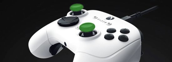 בקר משחק חוטי צבע לבן Razer Wolverine V3 Tournament Edition Xbox X|S – פריט בודד בקר חוטי לבן