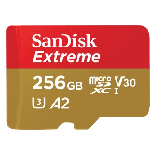 כרטיס זיכרון מיקרו SD, דגם SanDisk Extreme 256GB UHS-I מבית סנדיסק