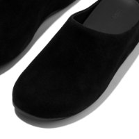 כפכף סגור זמש שחור פיטפלופ FITFLOP