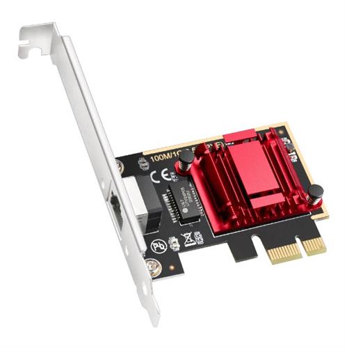 כ.רשת פנימי לנייח Cudy PE25 2.5Gbits PCI-E Network Adapter LP