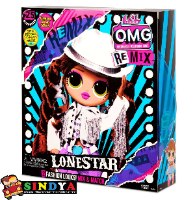 LOL OMG REMIX LONESTAR- בובת אופנה עם 25 הפתעות ומוזיקה L.O.L