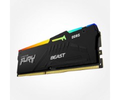 ז.לנייח Kingston Fury Beast BLACK RGB 64GB 2X32GB DDR5 6000Mhz C40