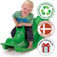 נדנדת טריו תנין תלת מושבית לילדים  מבית Dantoy