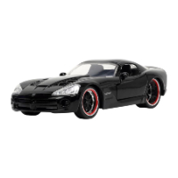 ג'אדה מהיר ועצבני דודג'  שחור - JADA FAST FURIOUS LETTY'S  Dodge VIPER SRT 10  1:32